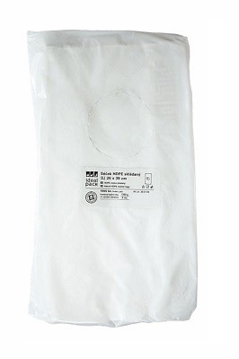 Sáčky skládané 18+8x35cm 1000ks vytahov - Úklidové a ochranné pomůcky Obalový materiál Mikrotenové sáčky